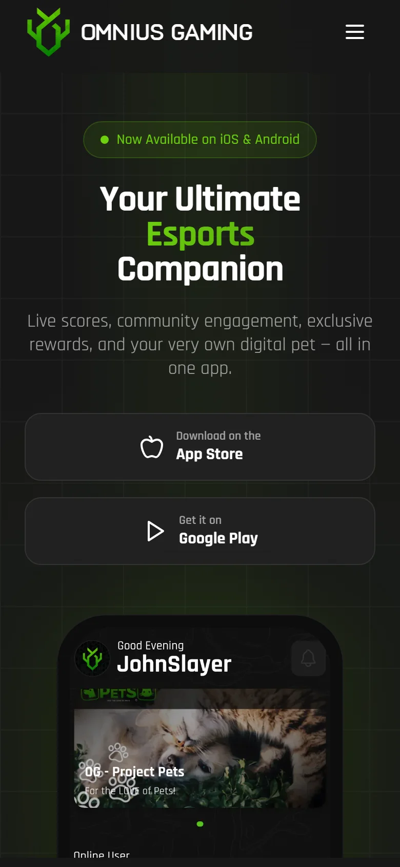 OG Companion on mobile