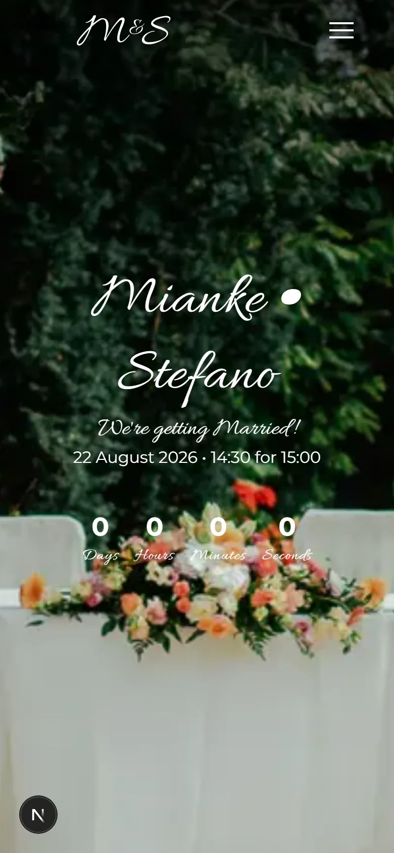 Mianke & Stefano on mobile